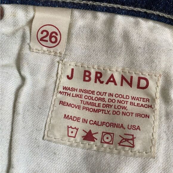 J BRAND Dark Wash Skinny Leg Jeans Women's Size 26 - Picture 3 of 9